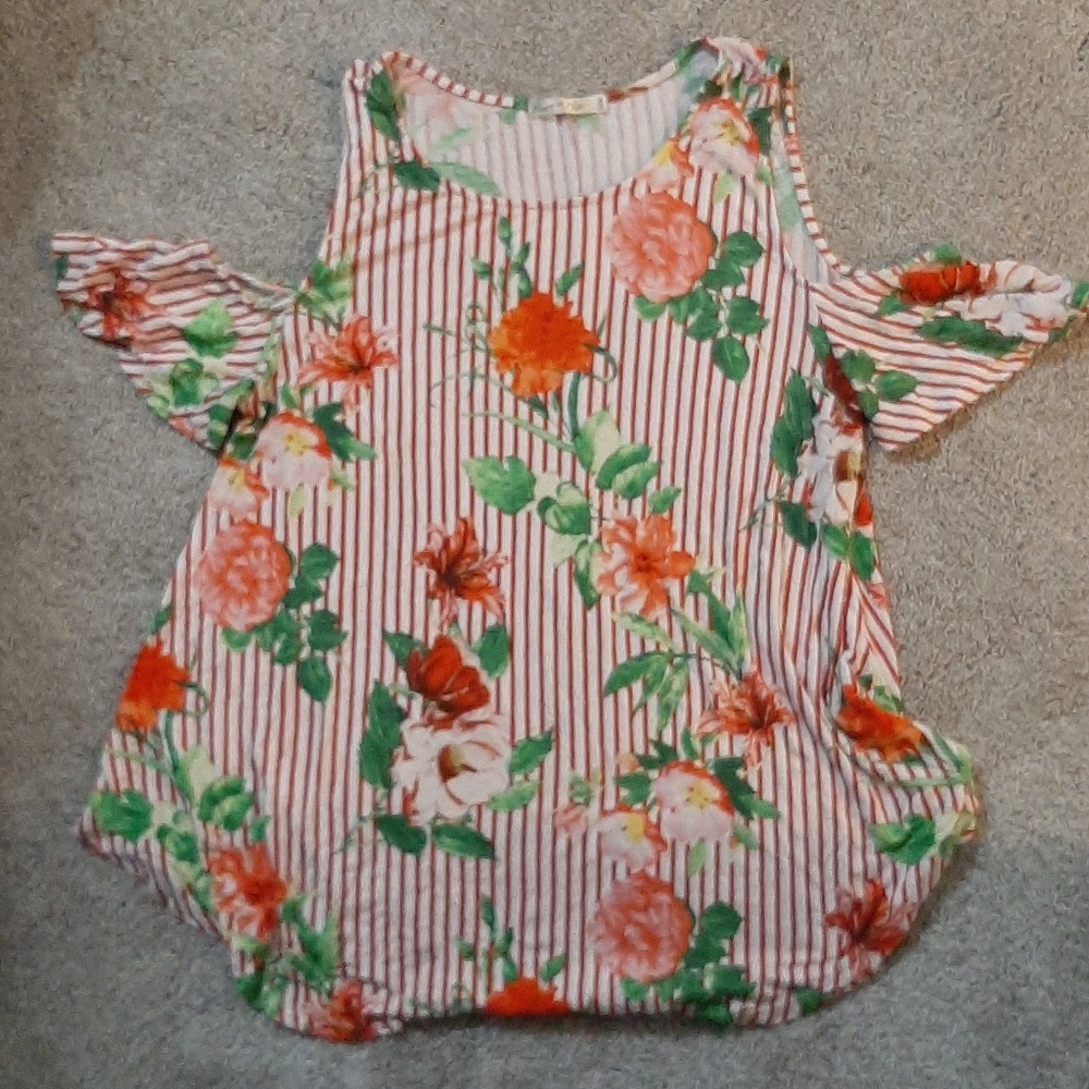 Cold shoulder blouse